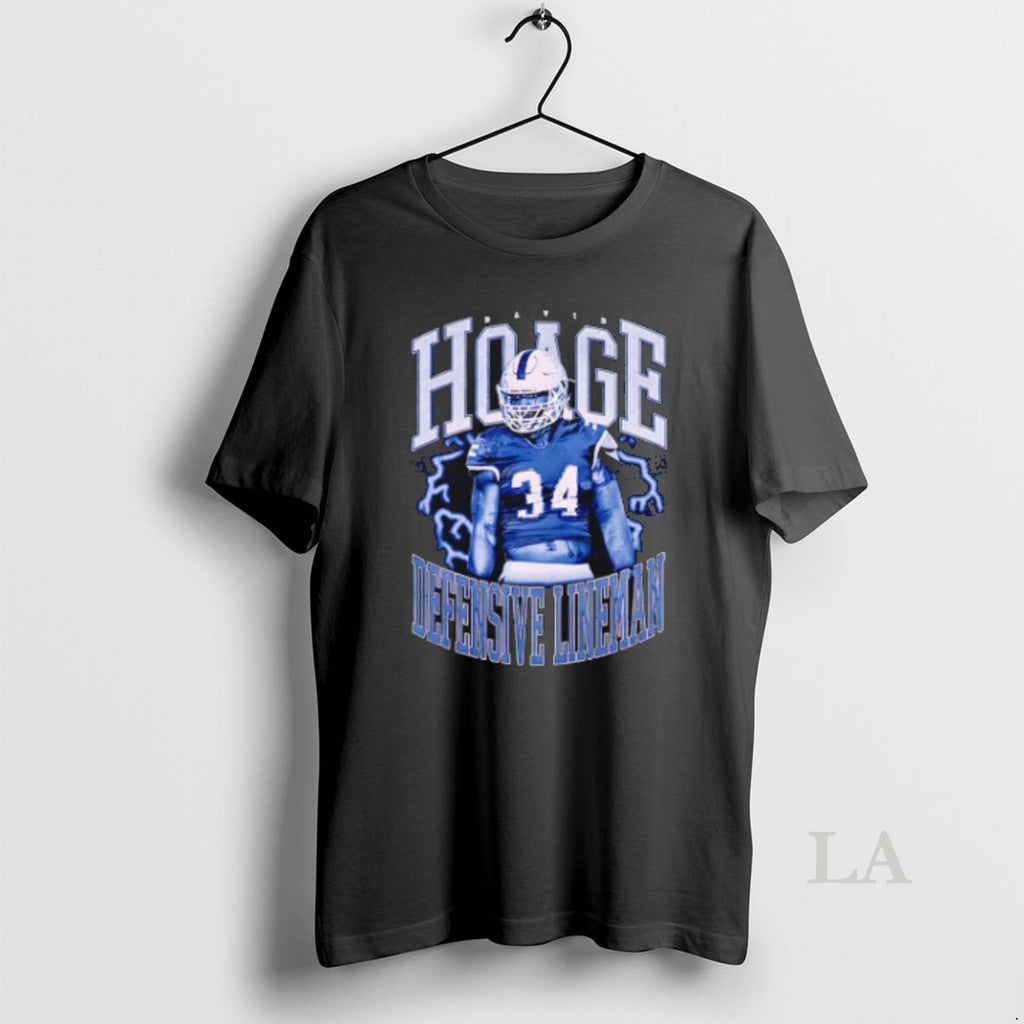 Original David Hoage Defensive Lineman Vintage