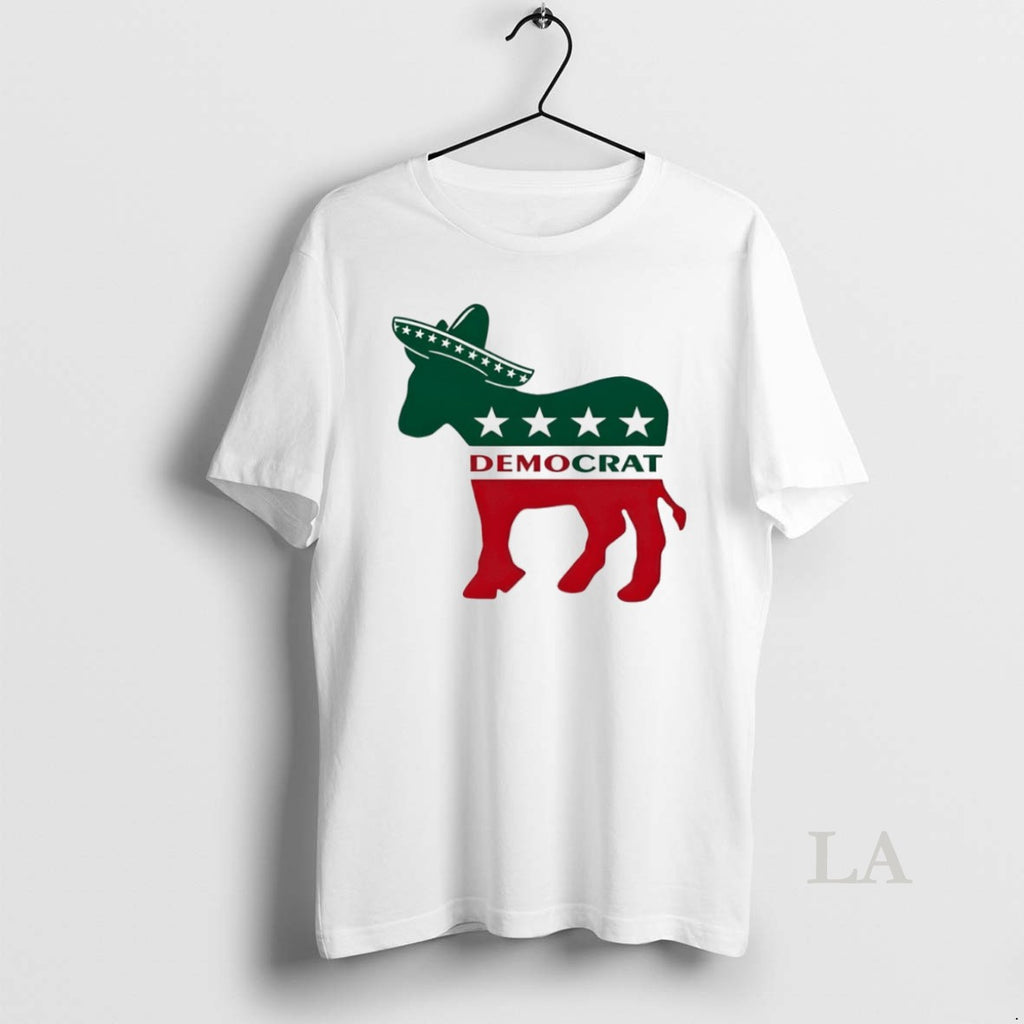 Original Democrat Donkey Republic Wearing Mexican Hat Cinco De Mayo