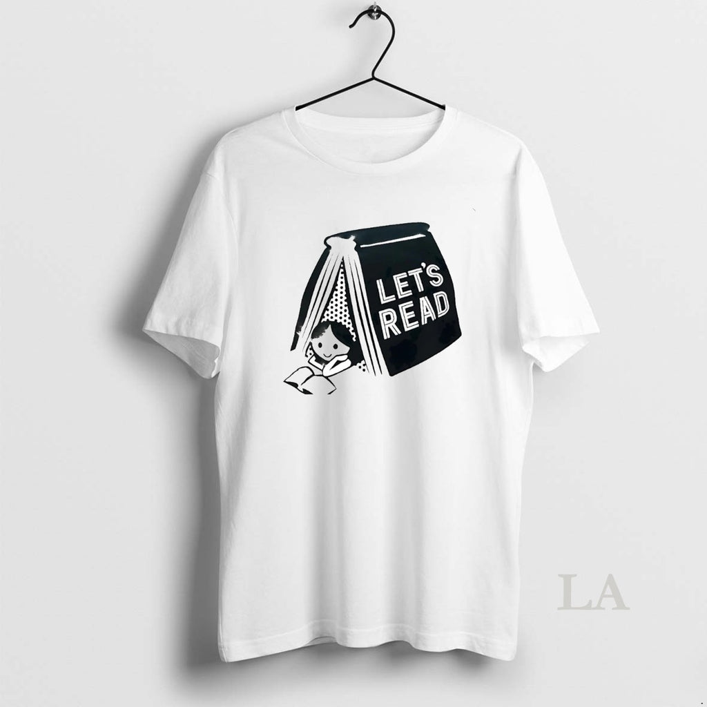Original Derek Luh Wearing Lets Read Book