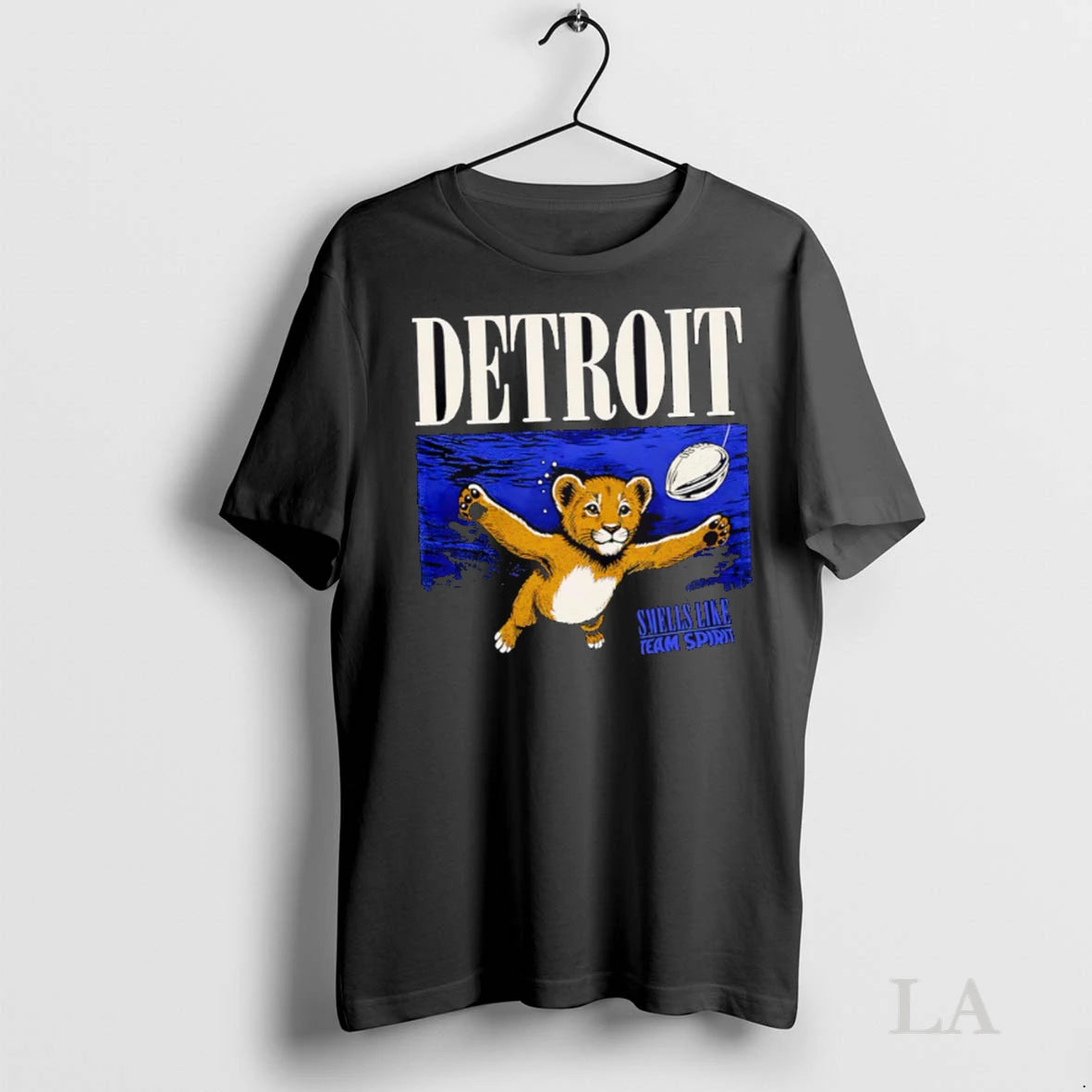 Original Detroit Lions Smells Like Team Spirit