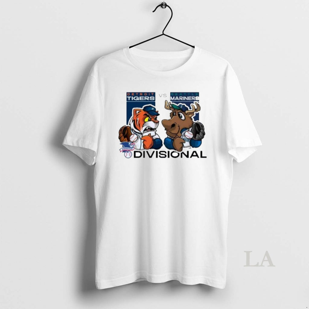 Original Detroit Tigers Vs Seattle Mariners 2025 Alds Mascot Matchup