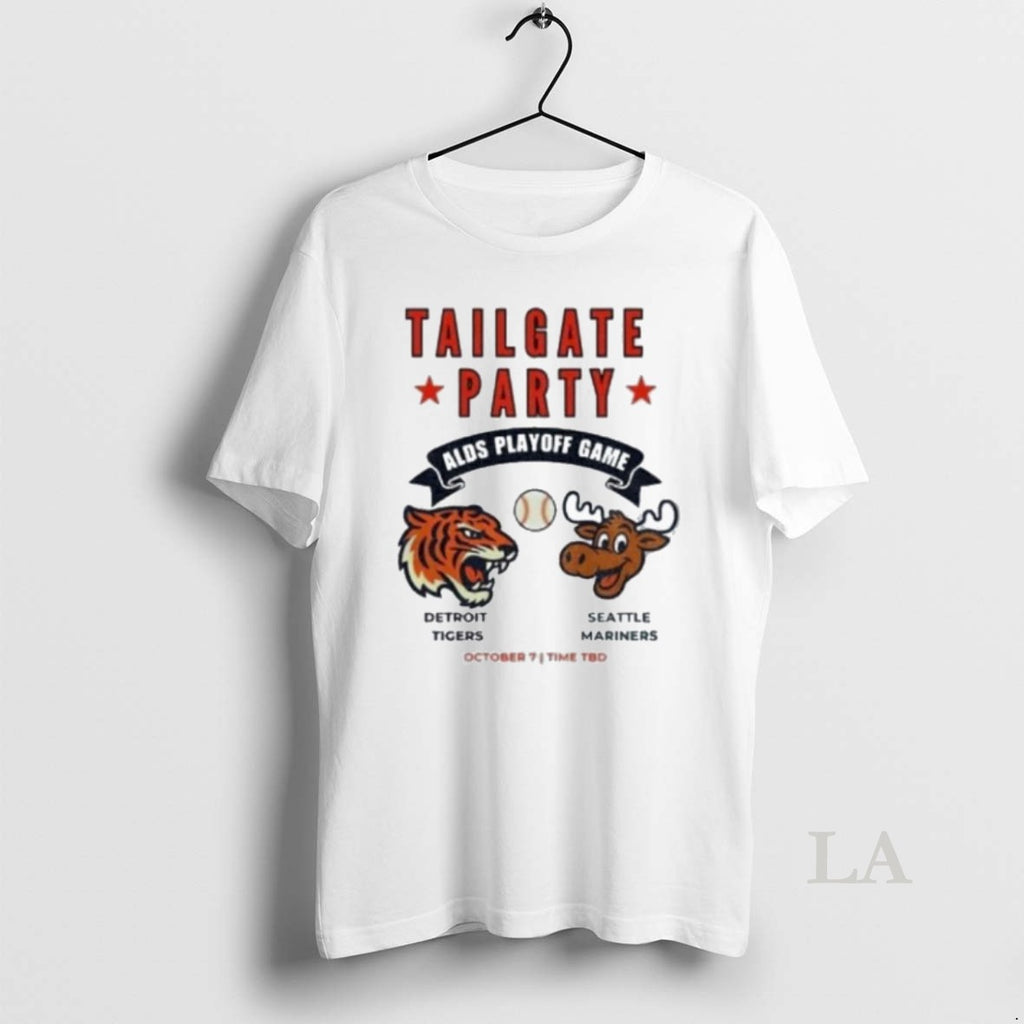 Original Detroit Tigers Vs Seattle Mariners 2025 Alds Playoff Tailgate Party