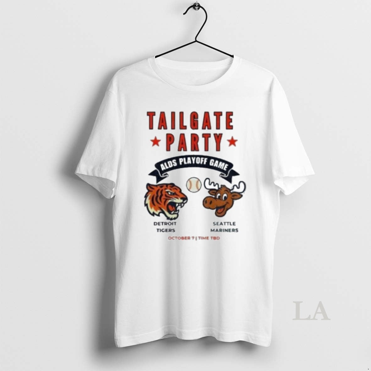 Original Detroit Tigers Vs Seattle Mariners 2025 Alds Playoff Tailgate Party
