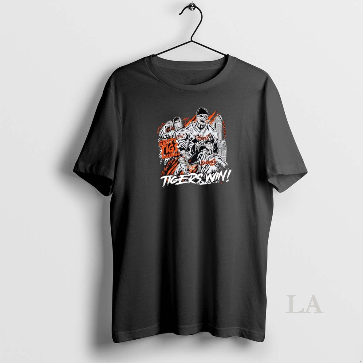 Original Detroit Tigers Gritty Tigs Baseball Tigers Win