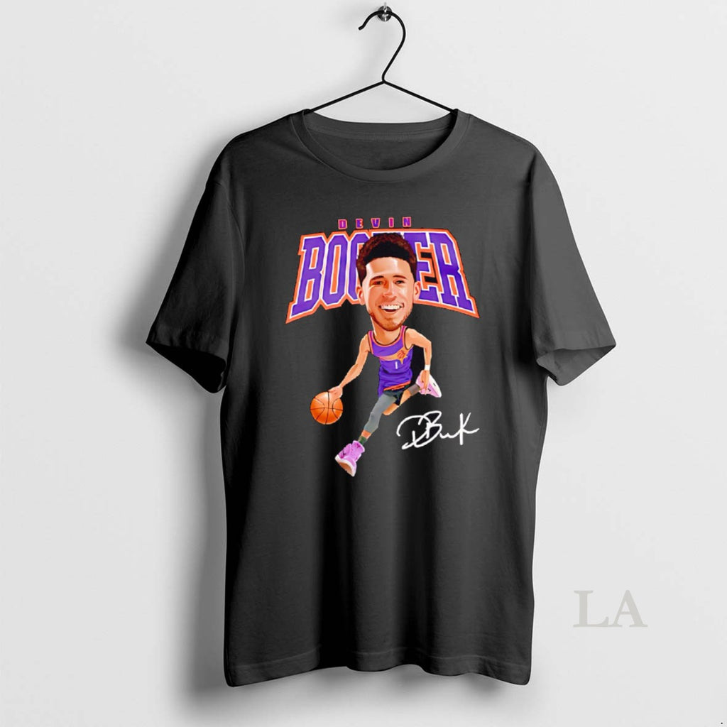 Original Devin Booker Phoenix Suns Nba Signature Cartoon