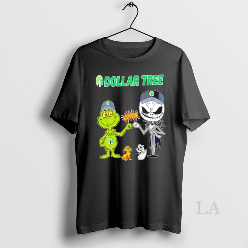 Original Dollar Tree X Grinch And Jack Skellington Fist Bump Uniwilling Friends