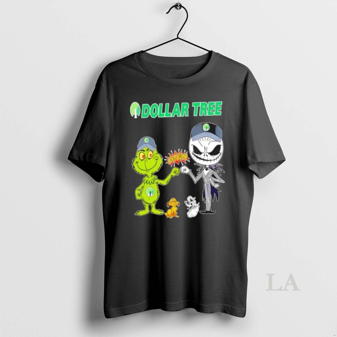 Original Dollar Tree X Grinch And Jack Skellington Fist Bump Uniwilling Friends