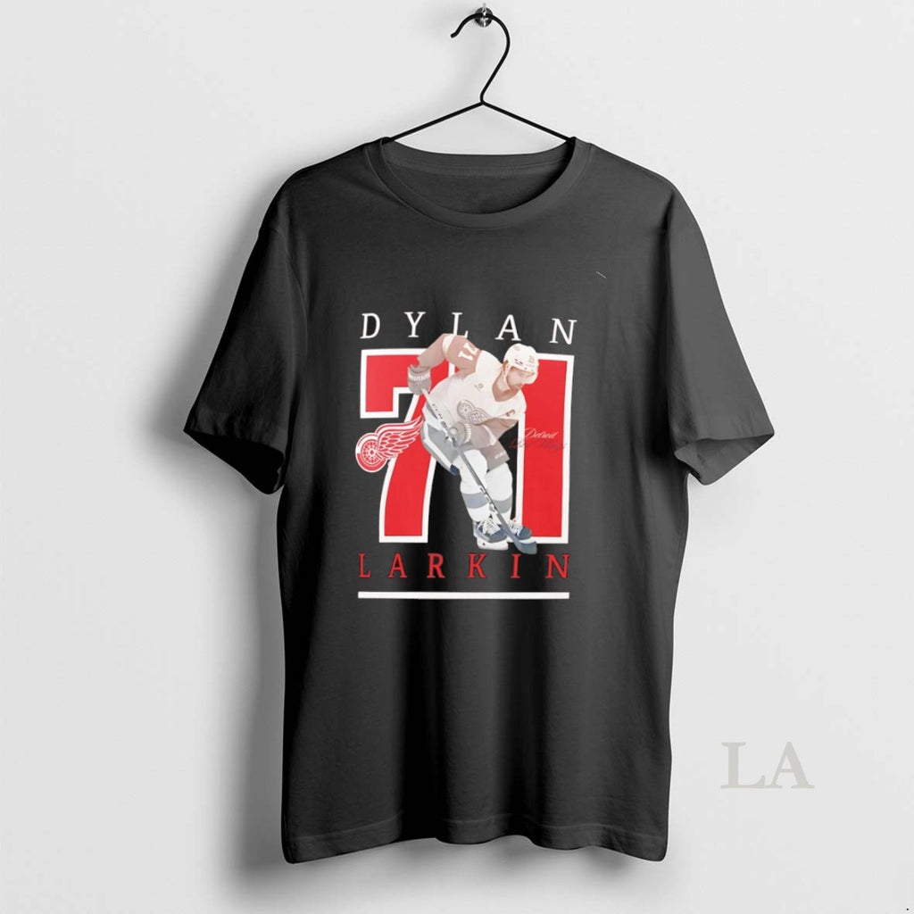 Original Dylan Larkin 71 Detroit Red Wings Player Show