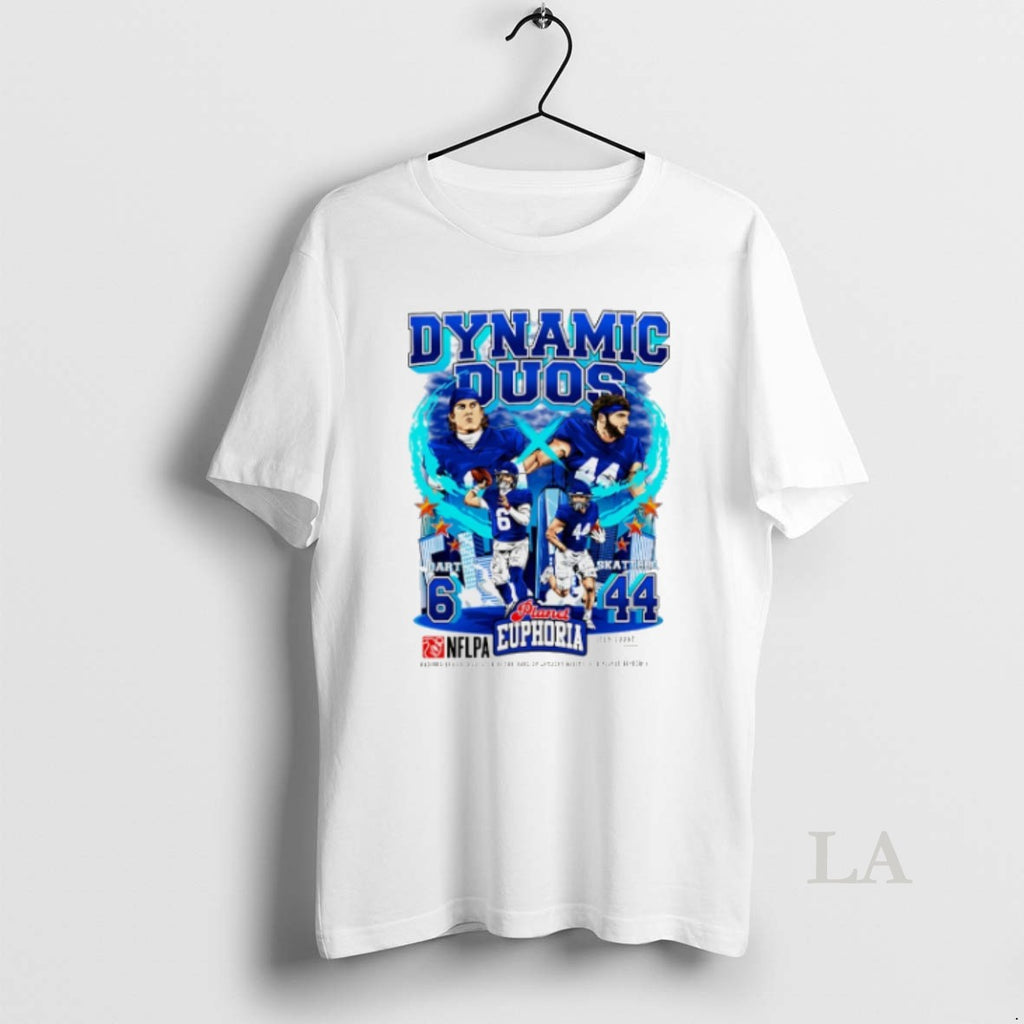 Original Dynamic Duos New York Giants Jaxson Dart And Cam Skattebo