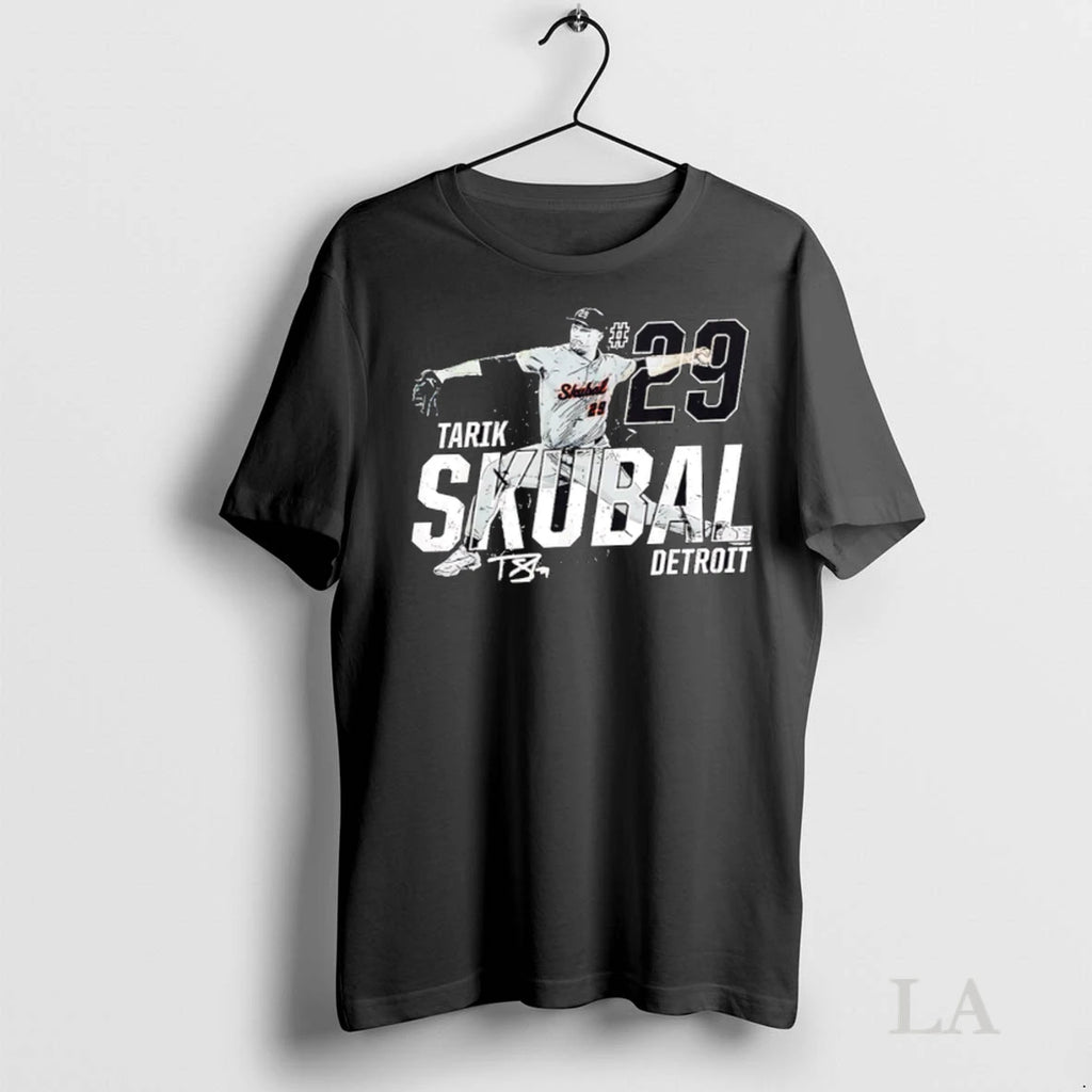 Original Dynamic Pose Tarik Skubal Detroit Baseball Player