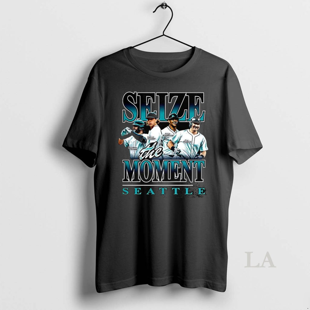 Original Eugenio Suarez Logan Gilbert Julio Rodriguez Cal Raleigh Seattle Mariners Seize The Moment