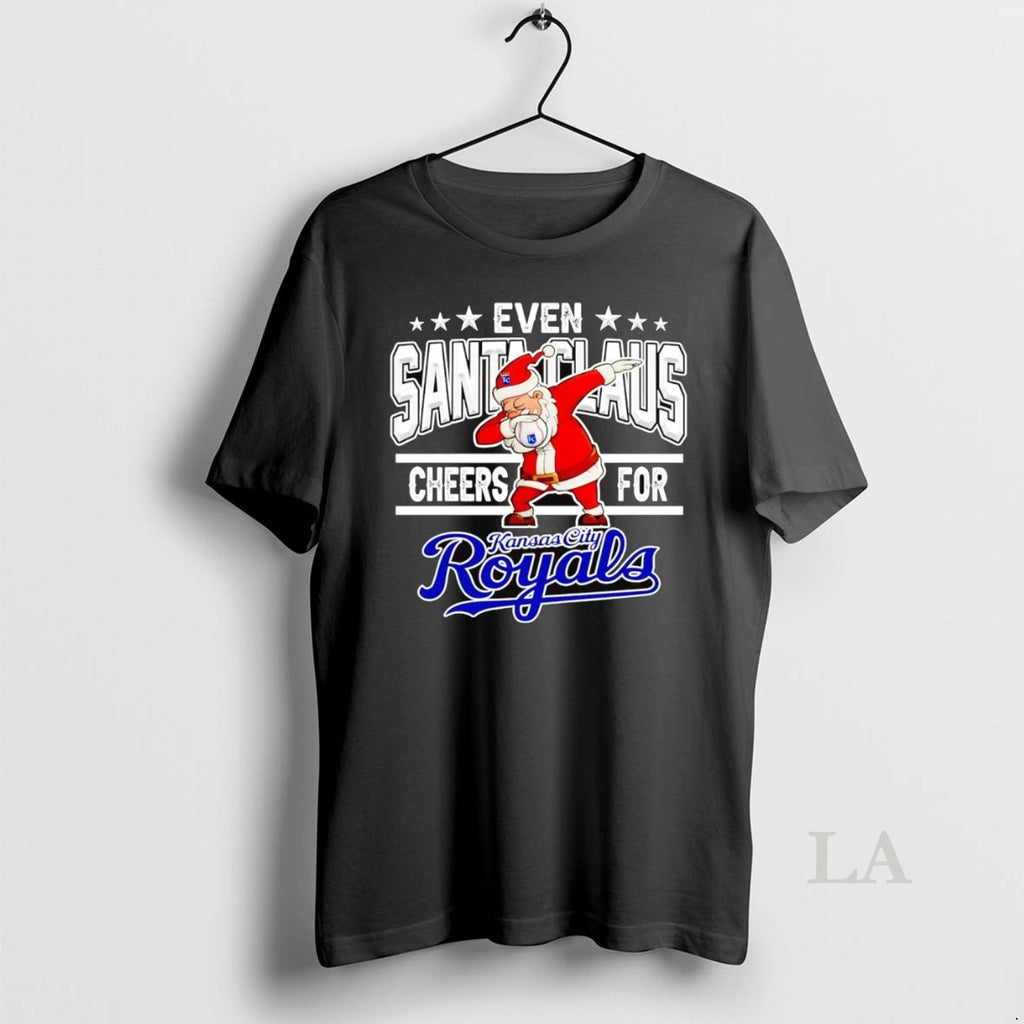 Original Even Santa Claus Cheers For Kansas City Royals