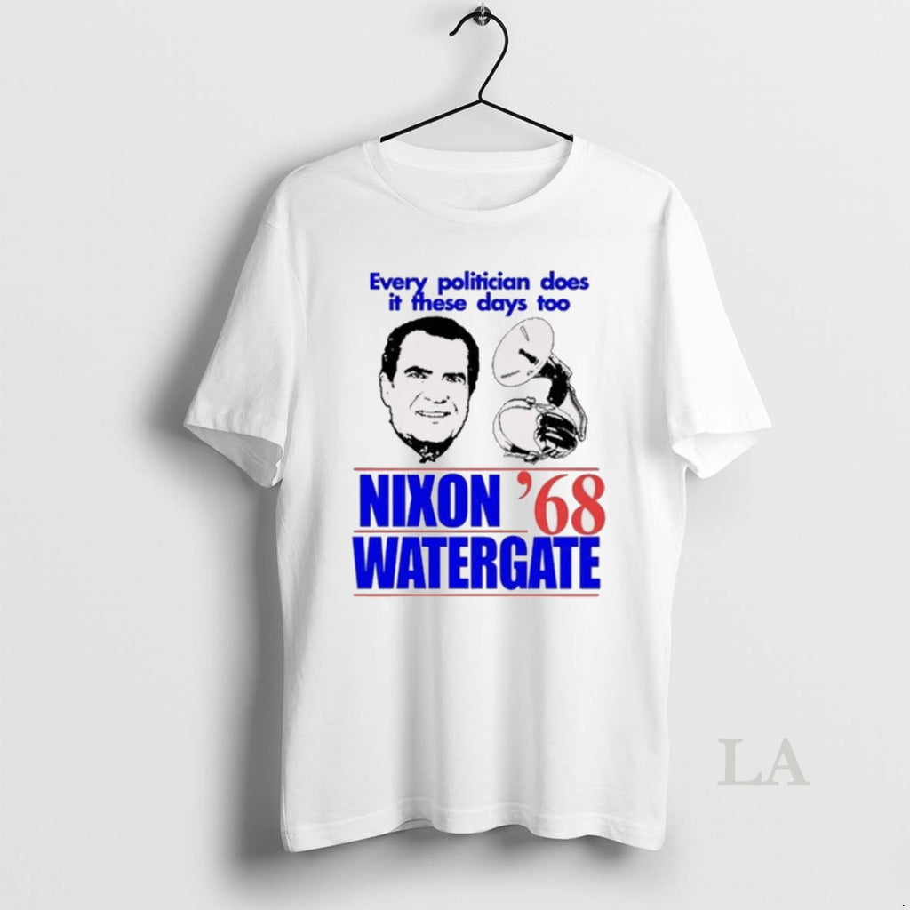 Original Every Politician Does It These Days Too Nixon Watergate 68 Painting