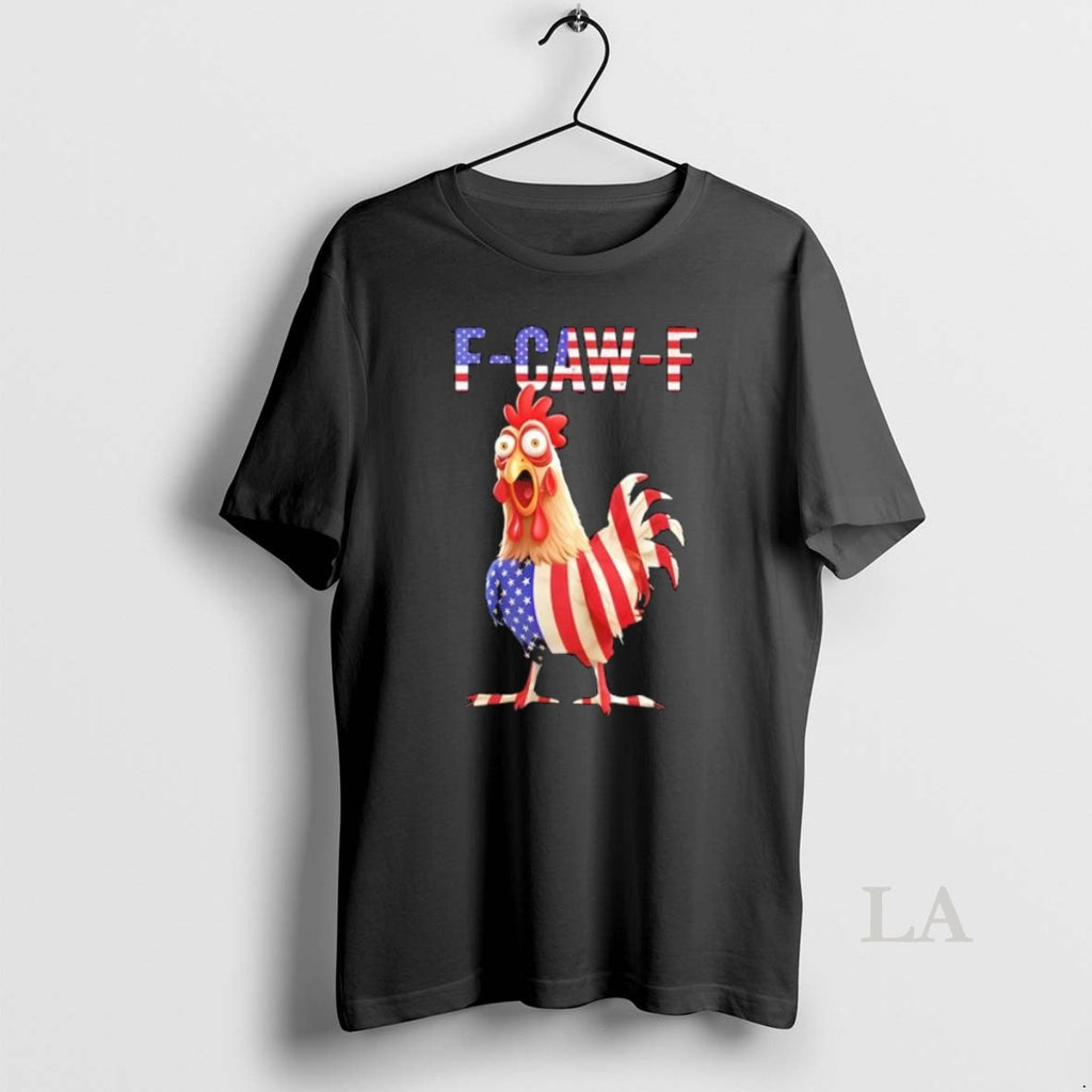 Original F Caw F America Flag Chicken