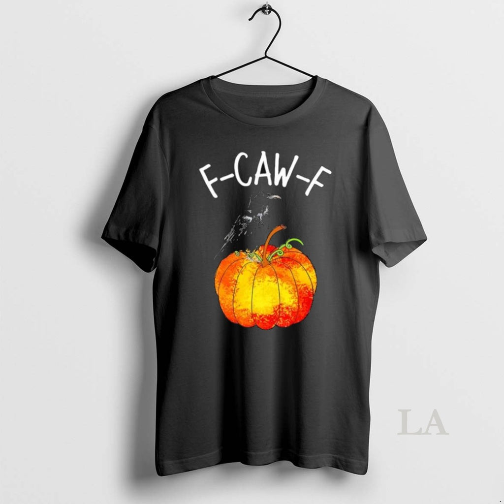 Original F Caw F Crow Pumpkin Halloween