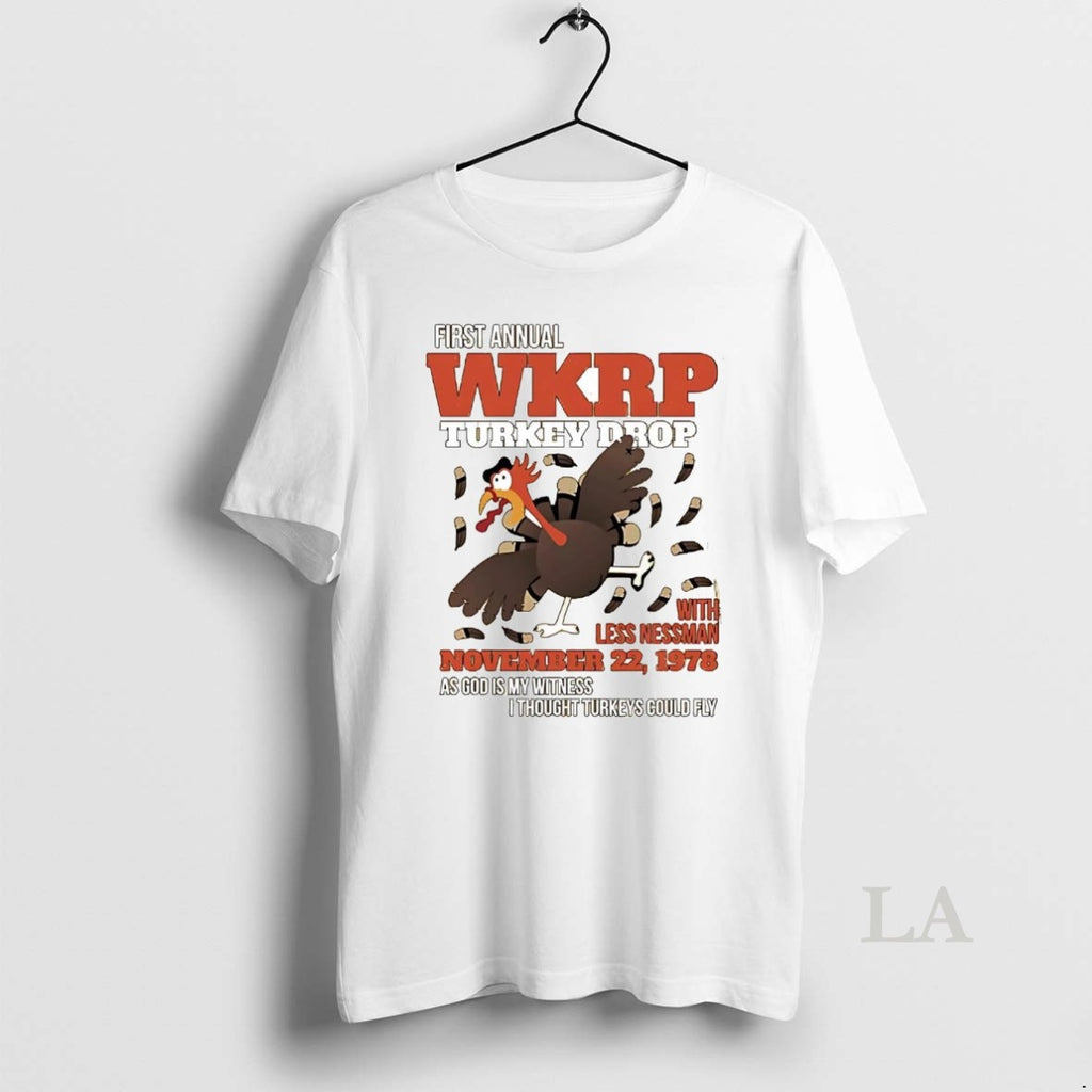 Original First Annual Wkrp Turkey Drop With Less Nessman Thanksgiving