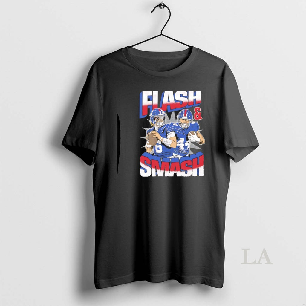 Original Flash Jaxson Dart And Smash Cam Skattebo New York Giants