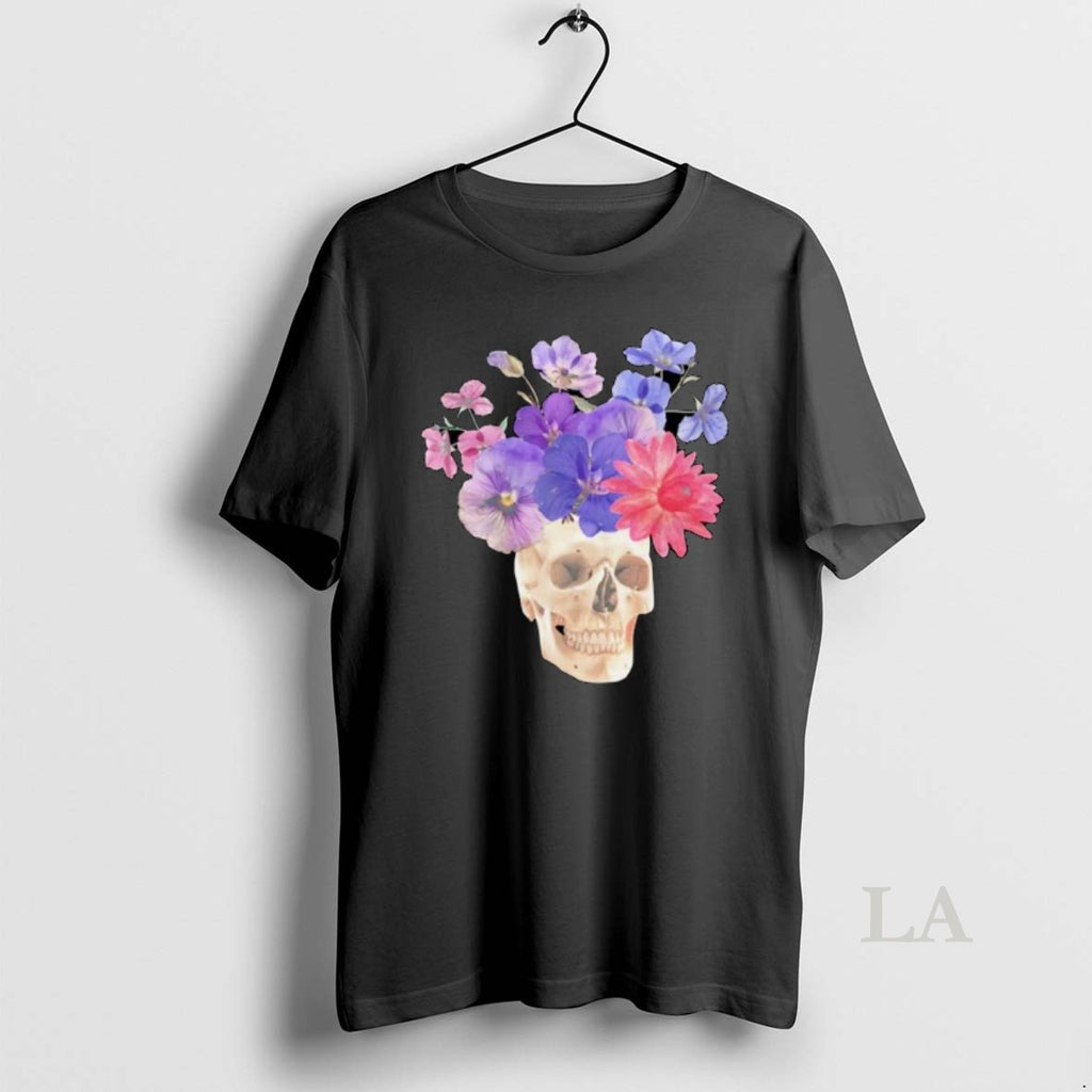 Original Floral Skull Collage Ornaments