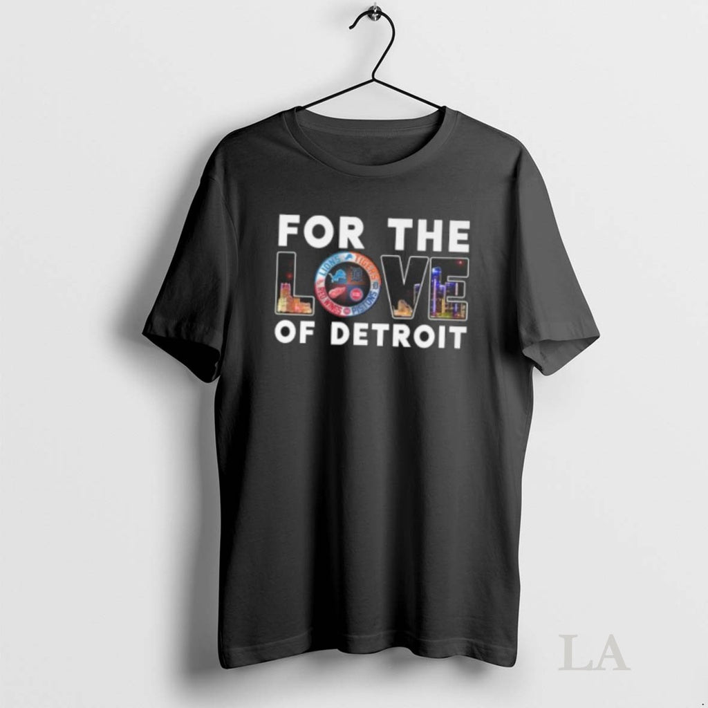 Original For The Love Of Detroit City Sports Logo 2025