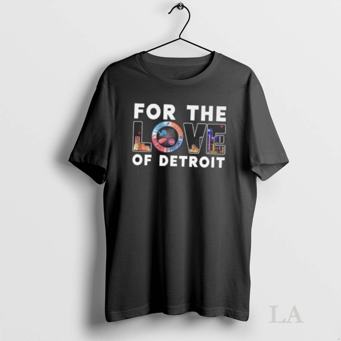 Original For The Love Of Detroit City Sports Logo 2025