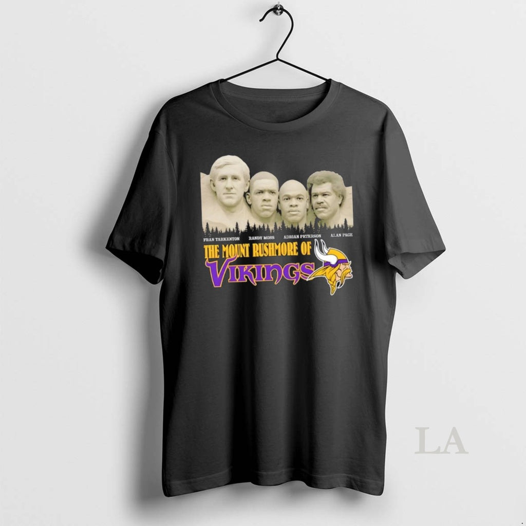 Original Fran Tarkenton Randy Moss Adrian Peterson Alan Page The Mount Rushmore Of Minnesota Vikings
