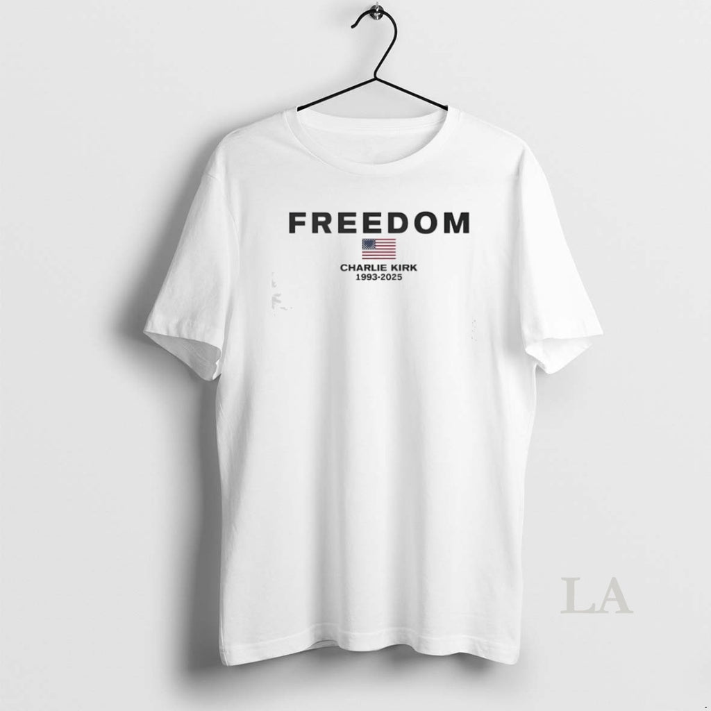 Original Freedom Charlie Kirk 1993 2025 America Flag