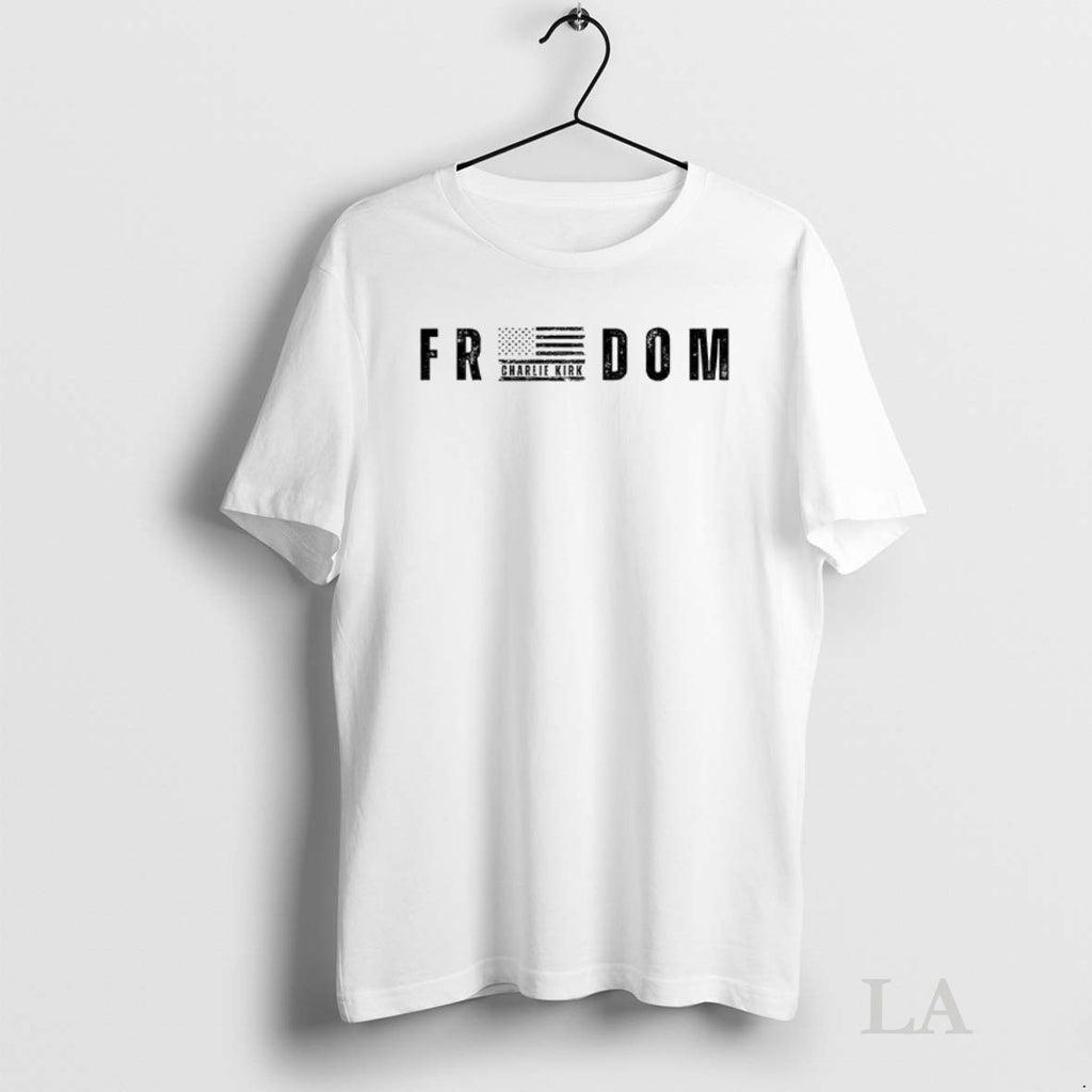 Original Freedom Charlie Kirk Pray For Charlie Kirk Make America Great Again Usa Flag