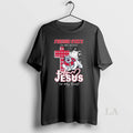 Original Fresno State In My Vein Mascot Jesus In My Heart Long Sleve