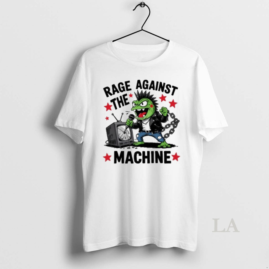 Original Frog Rage Against The Machine Shir