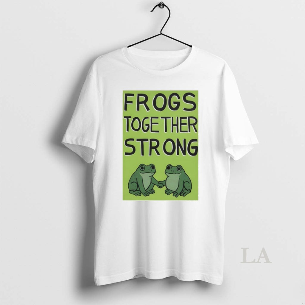 Original Frogs Together Strong Portland Frog Protest Fck Ice Anti Trump