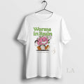 Original Funny Worms In Brain Head Empty Just Worms Funny Washed