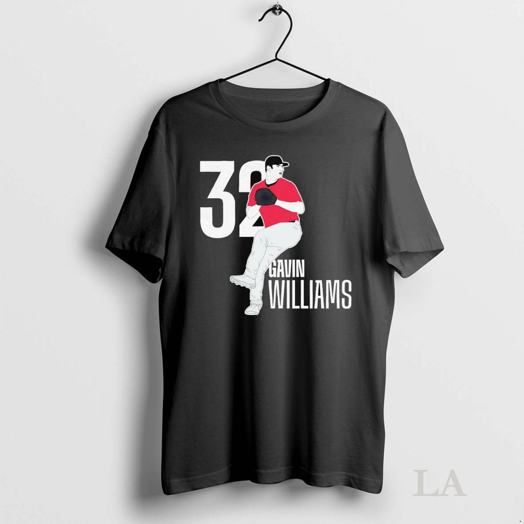 Original Gavin Williams 32 Pitching Cleveland Guardians