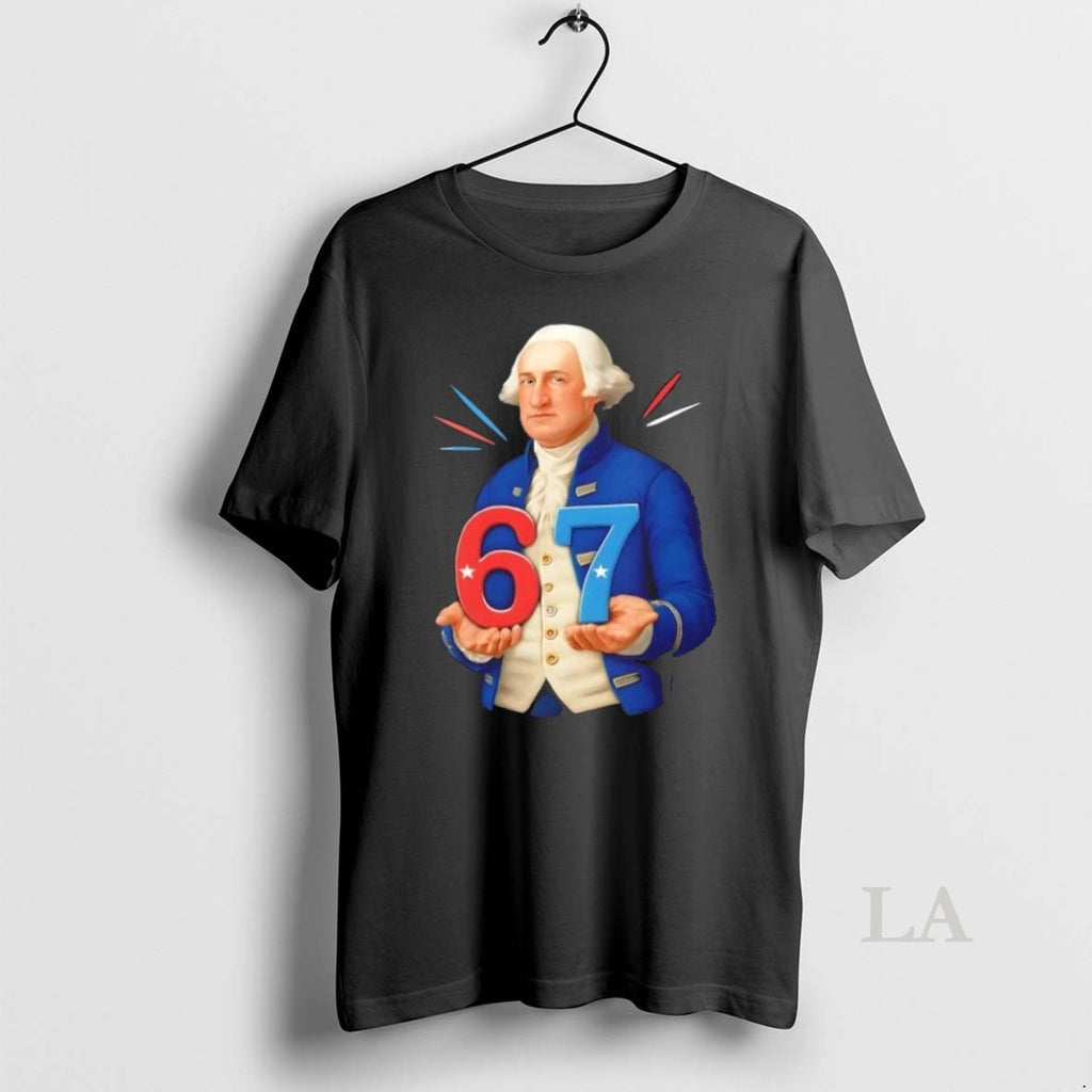 Original George Washington Holding 67 Patriotic Design