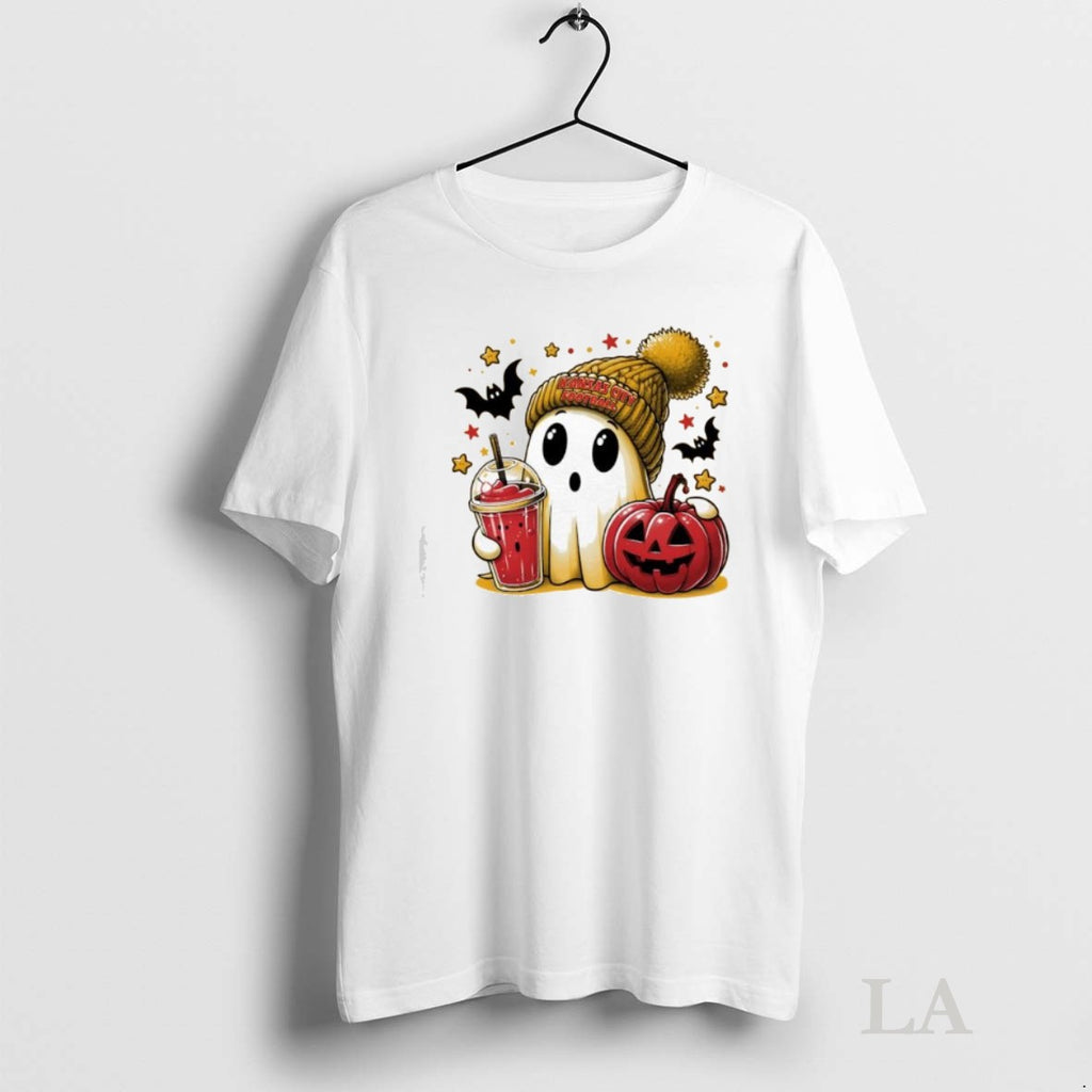 Original Ghost Halloween X Kansas City Chiefs Football Beanie Pumpkin Bats