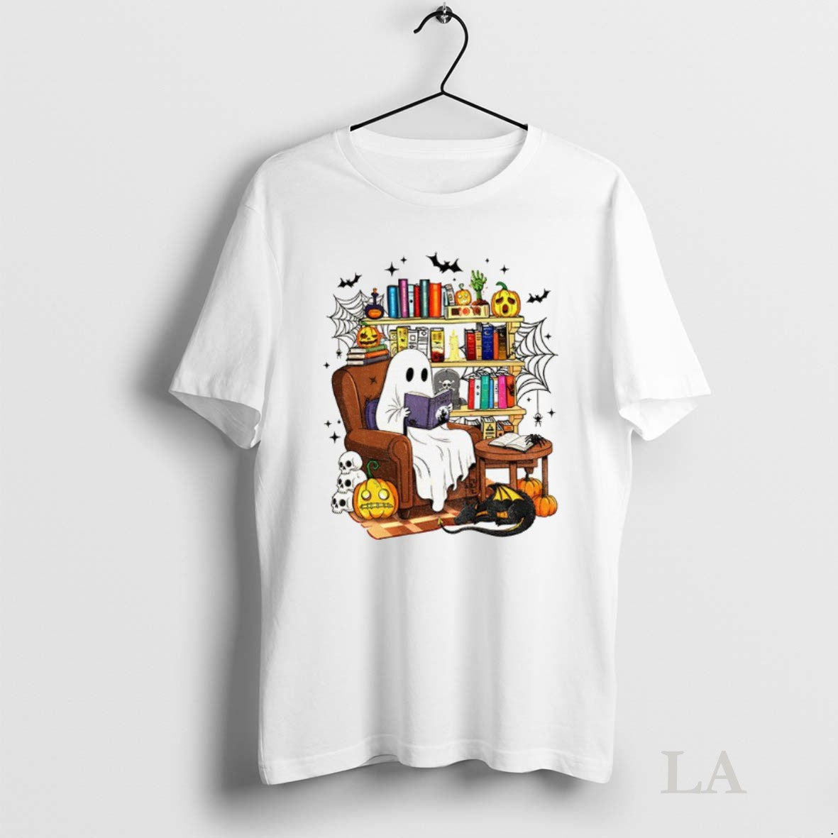Original Ghost Reading Book Spooky Season Halloween