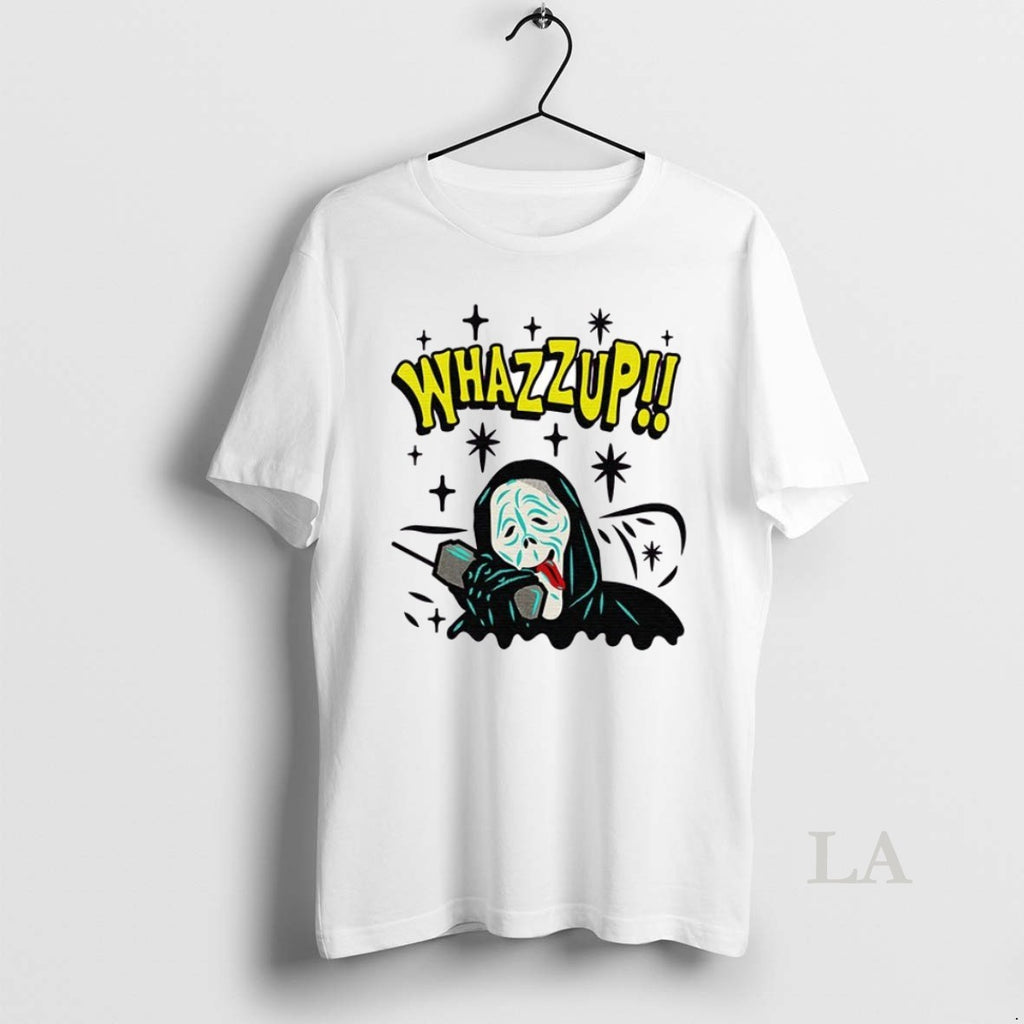 Original Ghostface Whazzup Halloween Ceramic Ceramic And Classic Dad Cap