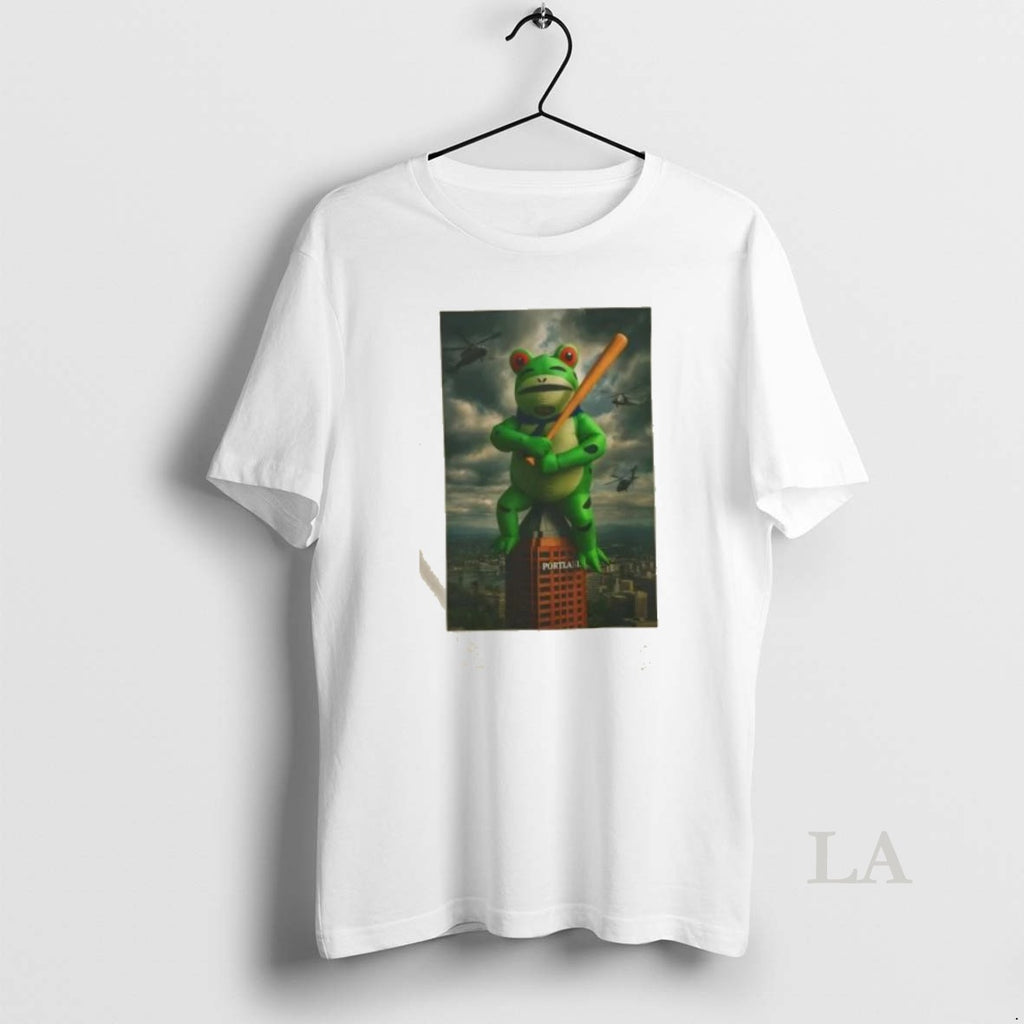 Original Giant Frog Hero Over Portland