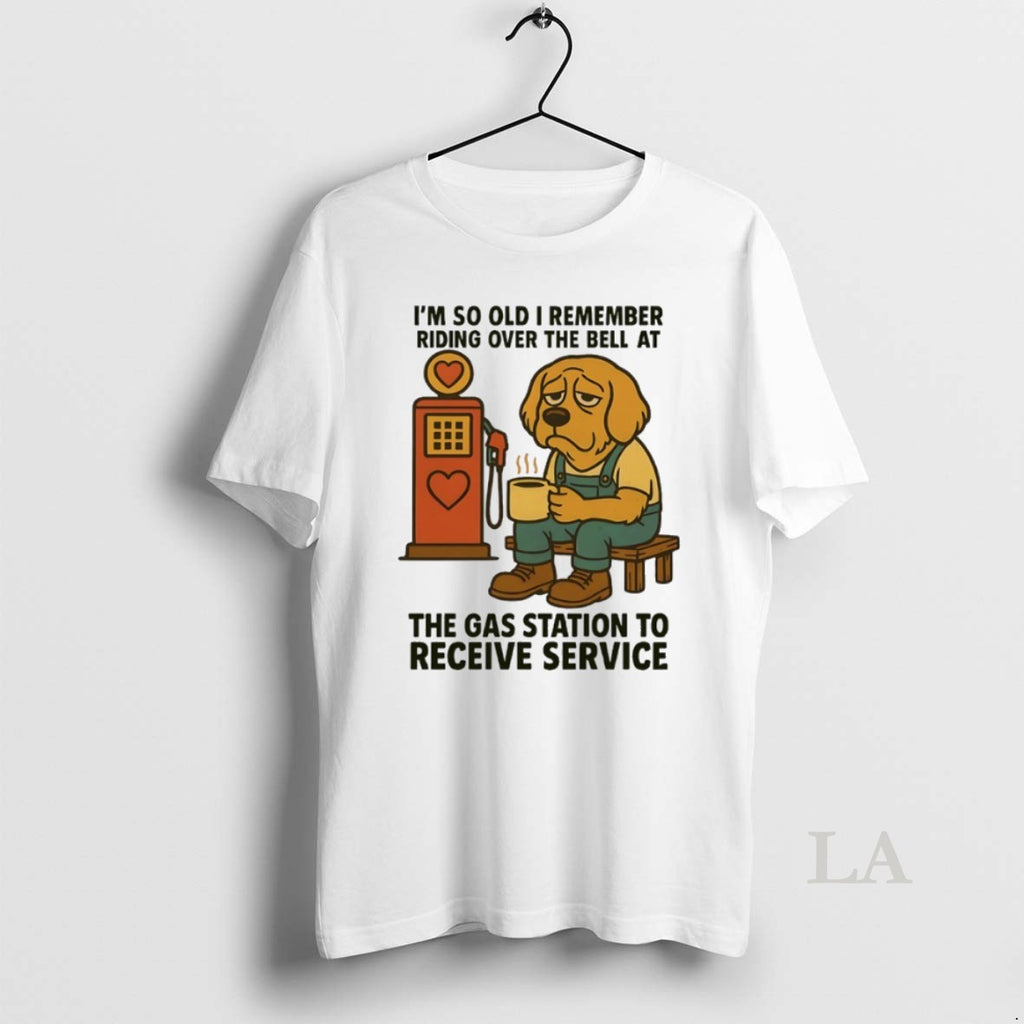 Original Golden Retriever Im So Old I Remember Riding Over The Bell At The Gas