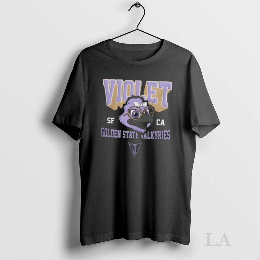 Original Golden State Valkyries Violet Mascot Urban Graphic
