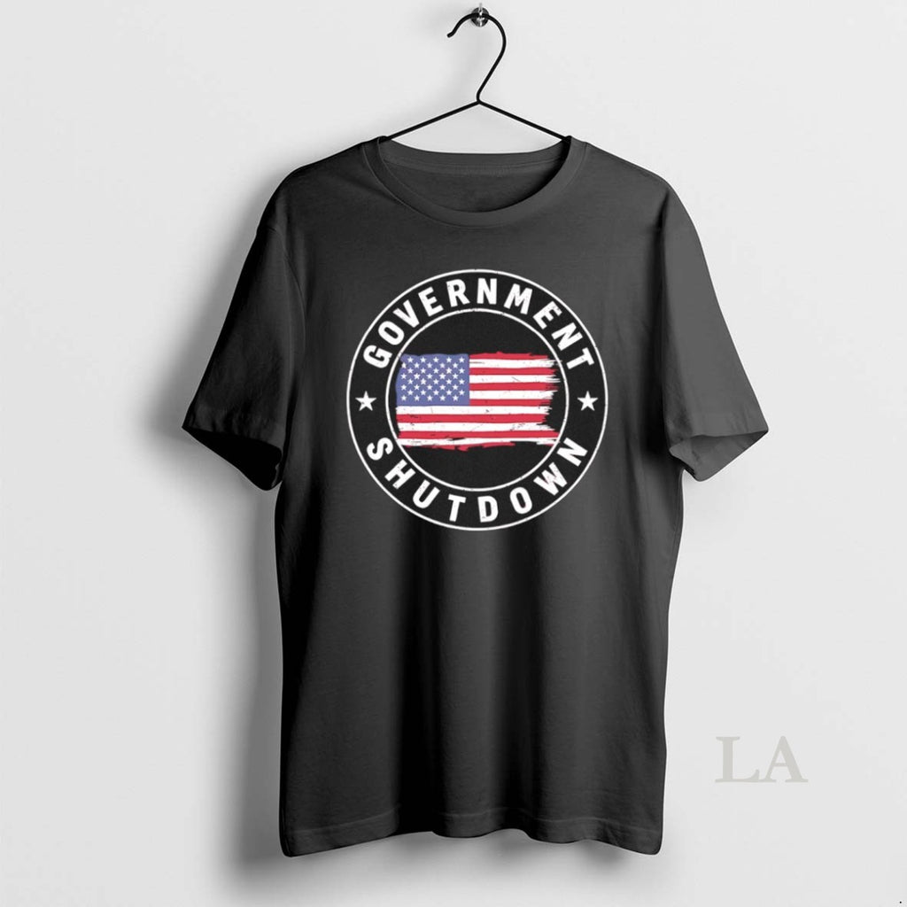 Original Government Shutdown American Flag Logo