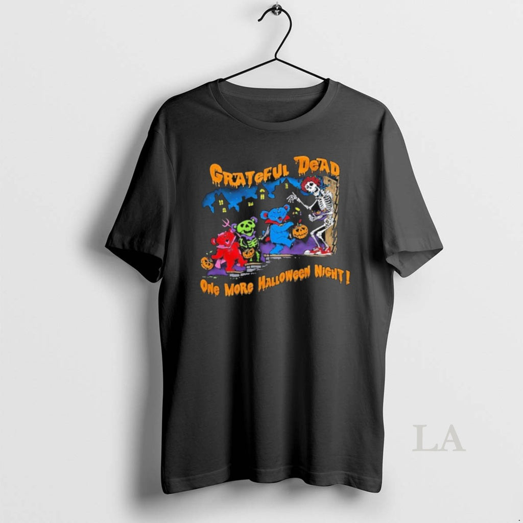 Original Grateful Dead One More Halloween Night Bears Skeleton