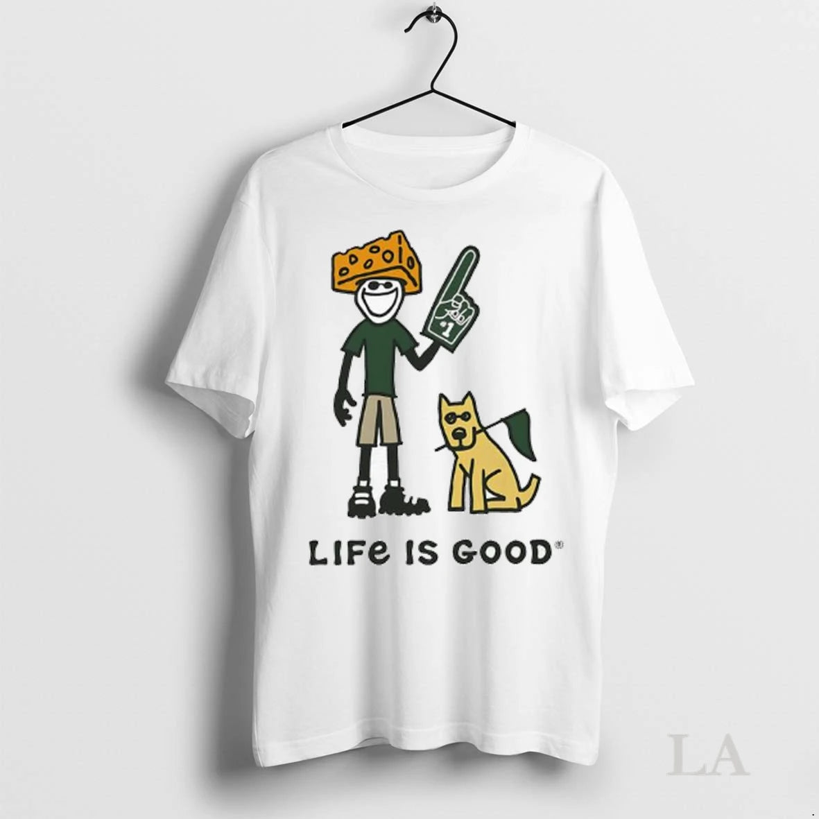 Original Green Bay Packers Lambeau Field Life Is Good Cheesehead Ladies
