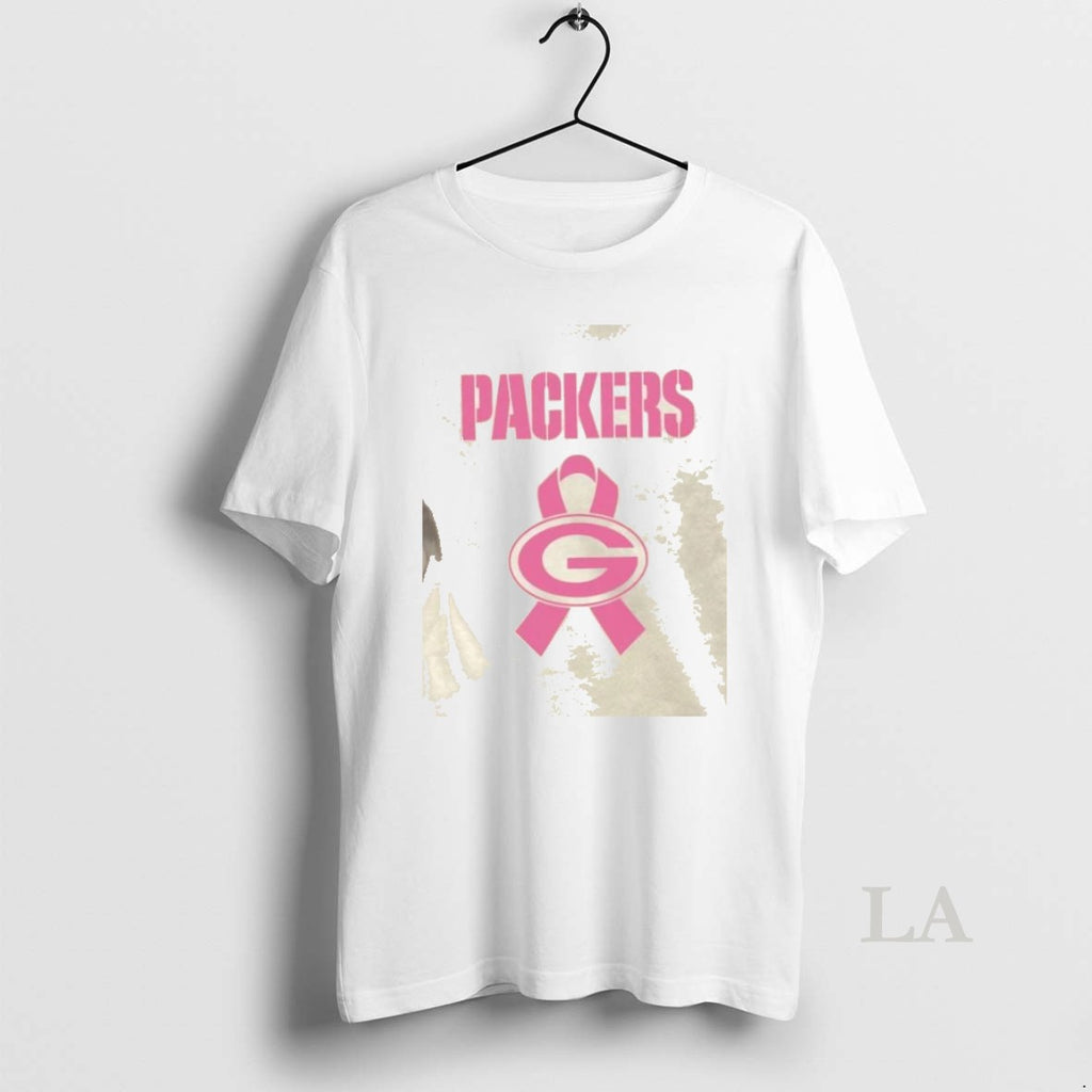 Original Green Bay Packers October Breast Cancer Awareness Month 2 Sided