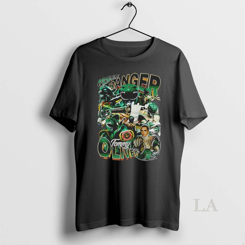 Original Green Ranger Tommy Oliver Superman Graphic