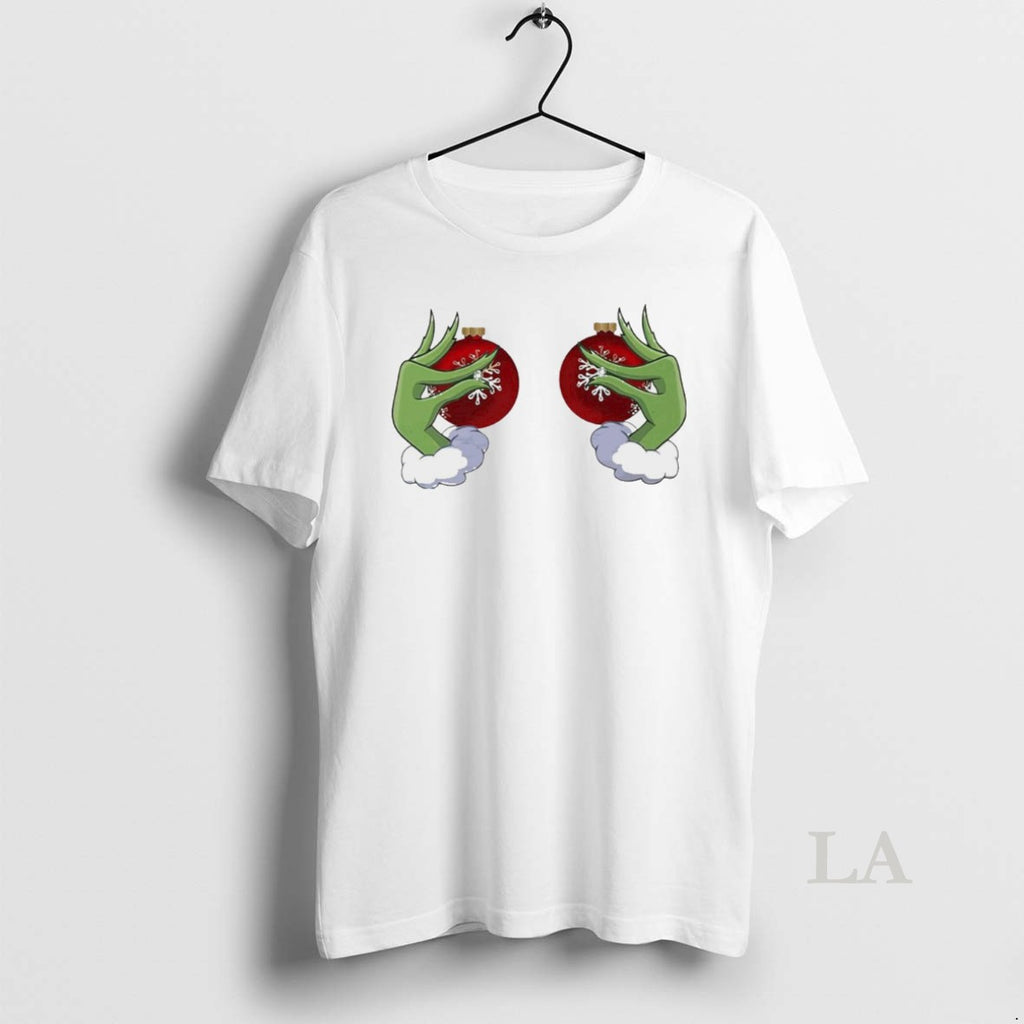 Original Grinch Boob Christmas White