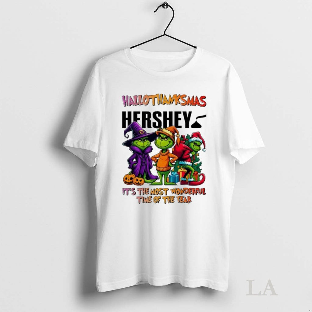 Original Grinch Hallothanksmas X Hersheys Brand Logo Its The Most Wonderful Time Of The Year