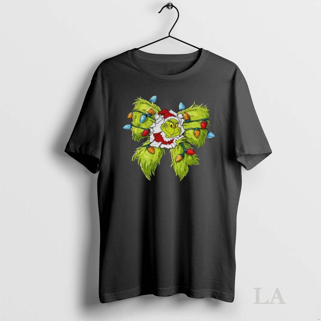 Original Grinch Santa Hat Bow Christmas 2025