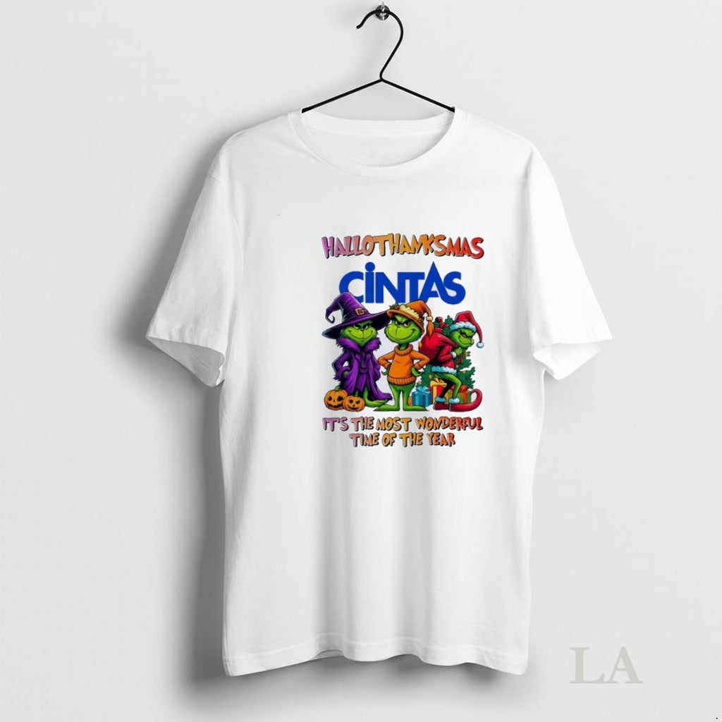 Original Grinch X Cintas Hallothanksmas Its The Most Wonderful Time Of The Year