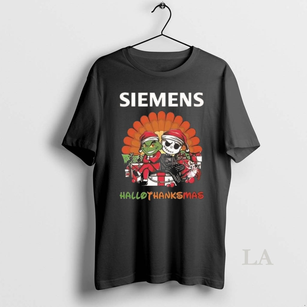 Original Grinch And Jack Skellington Siemens Hallothanksmas 2 Sided