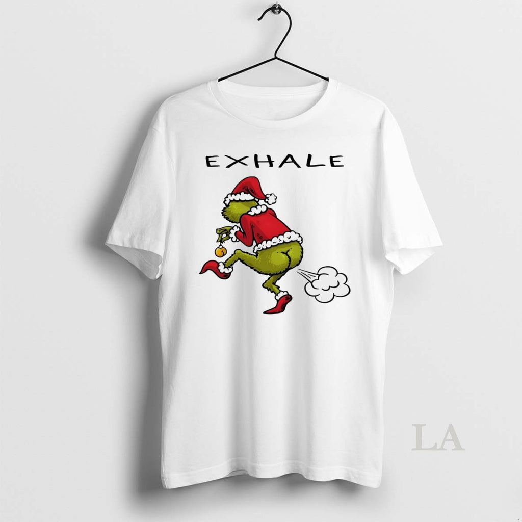 Original Grinch Exhale Christmas Christmas White